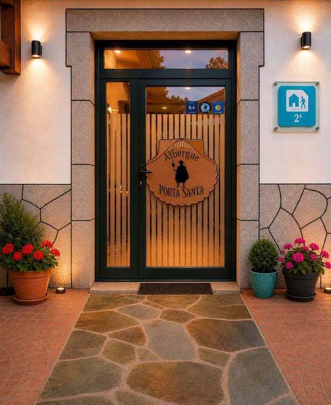 Entrada Principal Albergue Porta Santa
