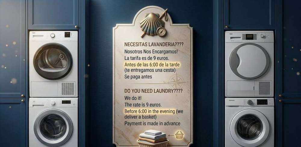 Lavanderia Albergue Porta Santa Precio