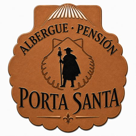 Logotipo oficial Albergue Pensión Porta Santa