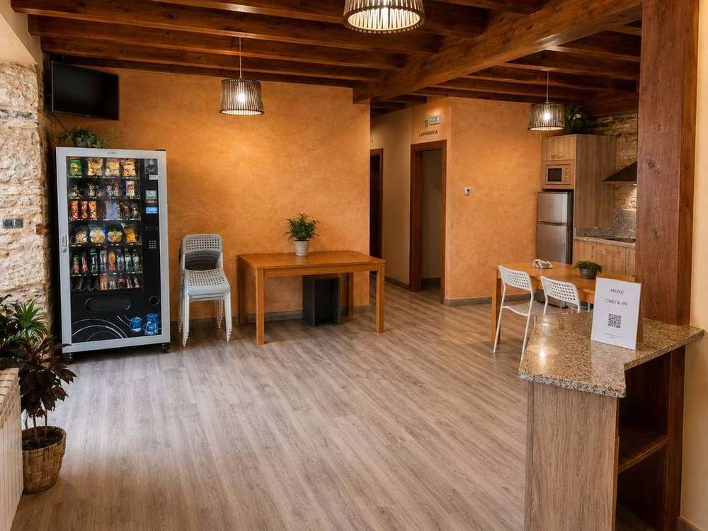 Zona común del albergue