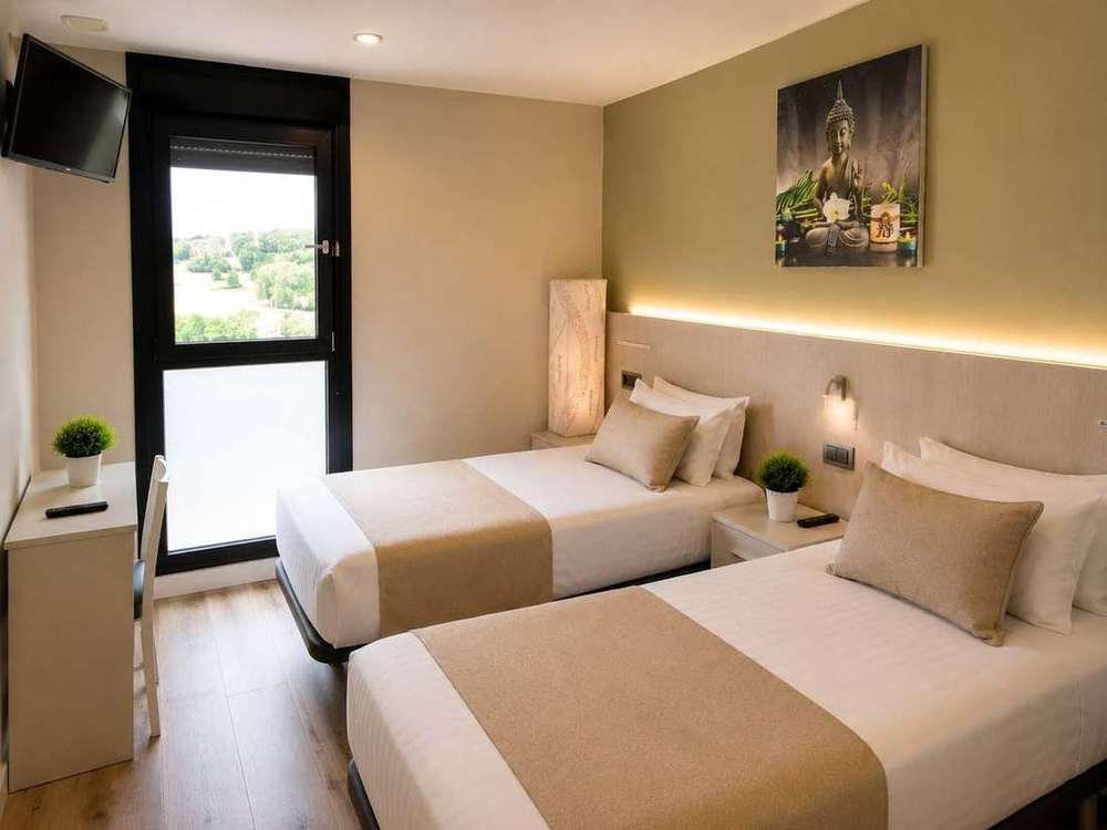 Habitación doble de la pensión